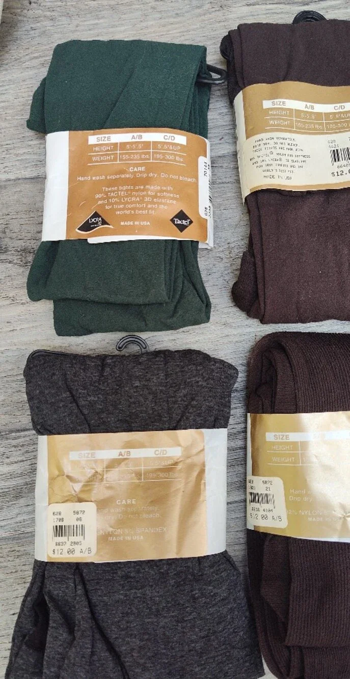 Lane Bryant tights 7 Pairs , Various Colors, New